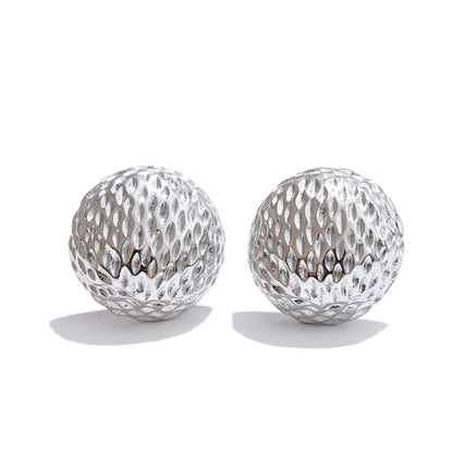 Vintage Round Stud Earrings
