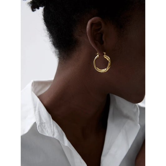 Twisted Elegance Hoops