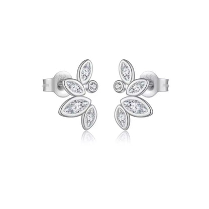 Irregular Zircon Stud Earrings